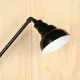 8" Black Wall Mounted Billboard Light on a Straight Arm #0