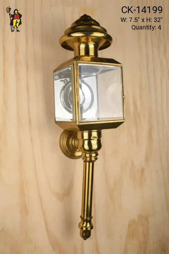 Brass Oversize Carriage Lantern