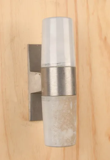 Nickel Two Light Wall Scone