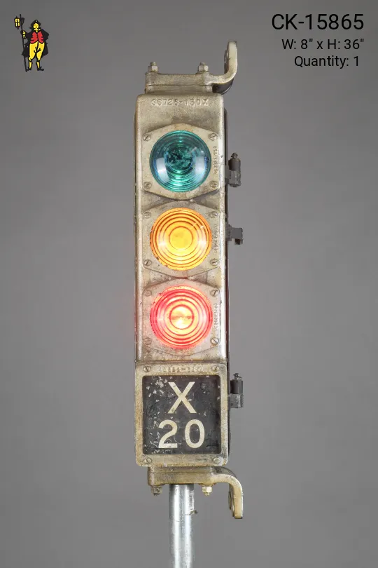 Metal Subway/Train Signal (Wall or Floor)