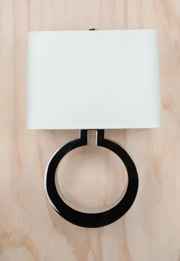 Chrome Circular Modern Wall Sconce