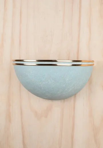 Brass Ring Pocket Wall Scone