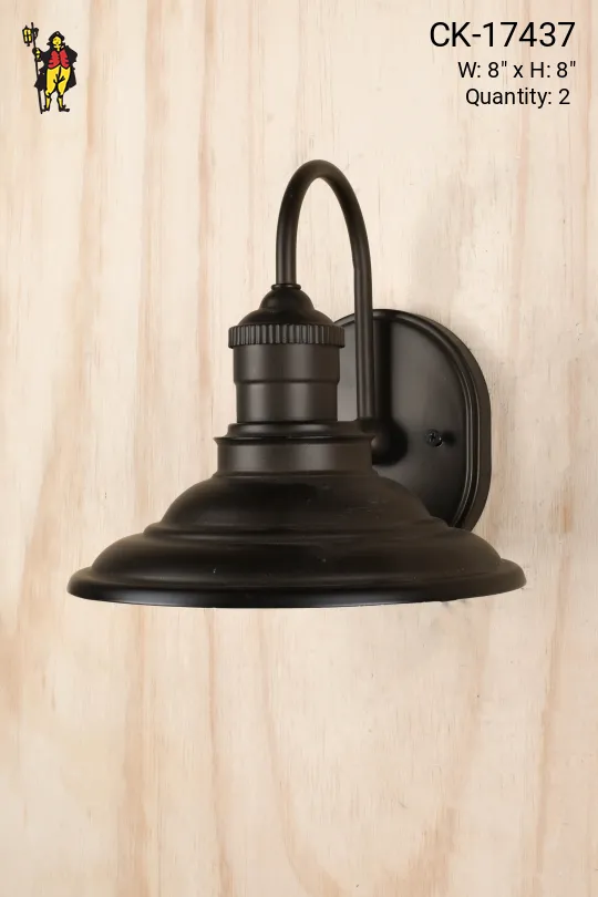Bronze Down Light RLM Style Wall Sconce